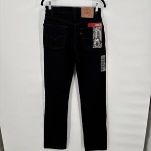 Levi's 505 regular fit Men jeans size 30 X 34‎ Y2K Deadstock Black New With Tags